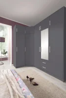 Šatní skříň Smart rohová Kašmír