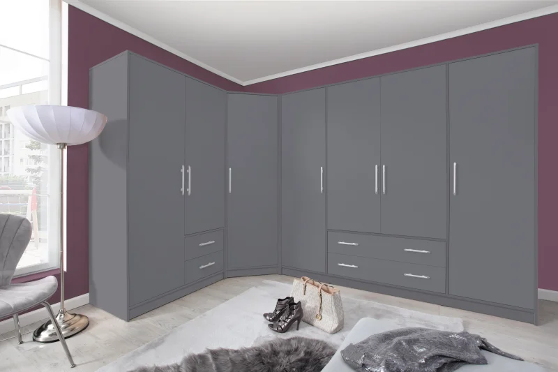 Šatní skříň Smart rohová Kašmír