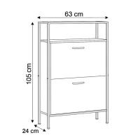 Botník MDF Dub - 2/2