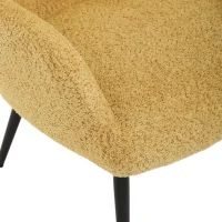 Pohodlné kreslo ušiak NORDIC Žlté