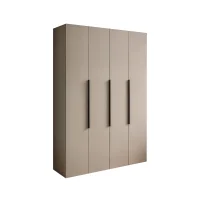 Moderná šatníková skriňa NICEA 160 – Hlínová béžová