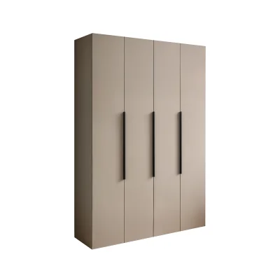 Moderná šatníková skriňa NICEA 160 – Hlínová béžová
