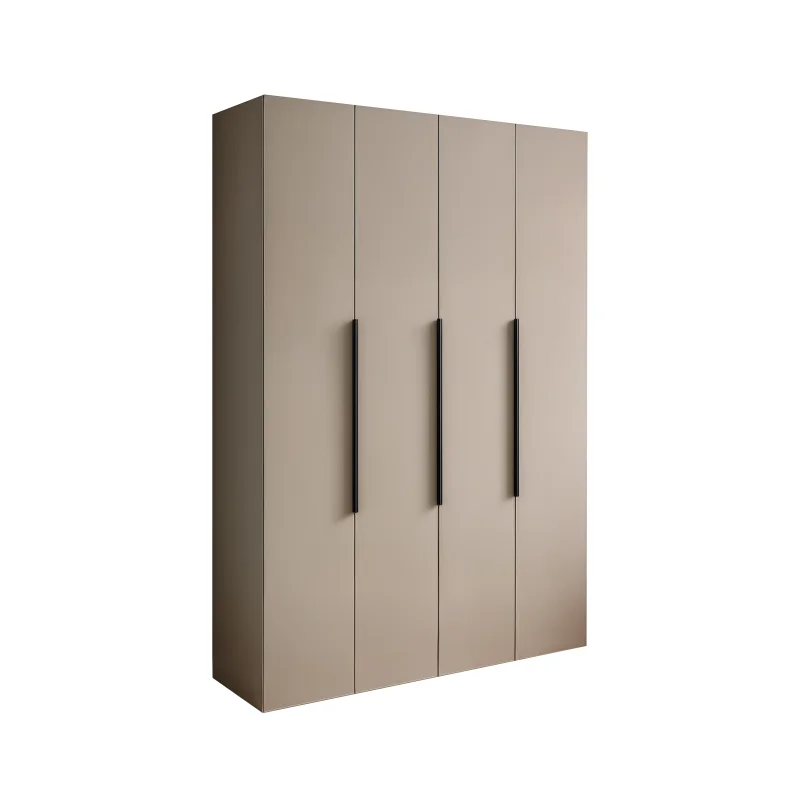 Moderná šatníková skriňa NICEA 160 – Hlínová béžová