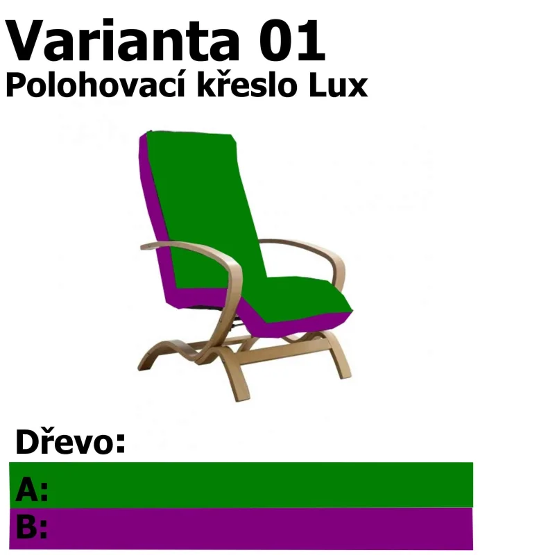 Kreslo Lux kvety