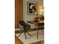 Jedálenská stolička LOREN tmavo šedá