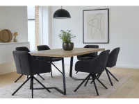 Jedálenská stolička LOREN tmavo šedá