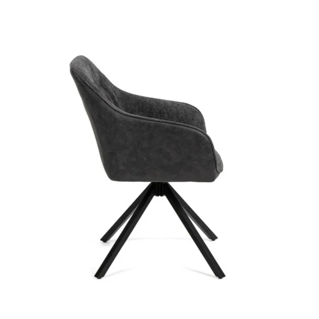 Jedálenská stolička LOREN tmavo šedá