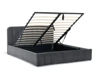 Posteľ AVENA 180 tm. šedá