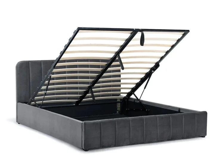 Posteľ AVENA 180 tm. šedá