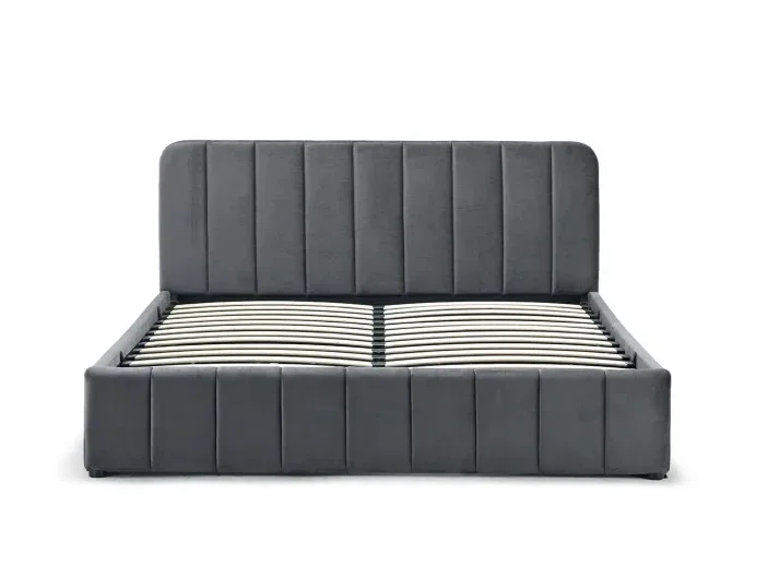 Posteľ AVENA 140 tm. šedá