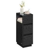 Úzky nočný stolík so zásuvkami