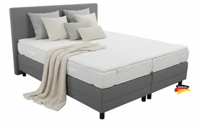 Kontinentálna posteľ Emma Classic Home boxspring 200x180 - sivá