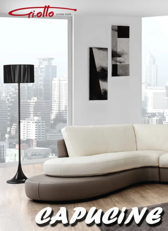 Kožená sedací souprava CAPUCINE rohová