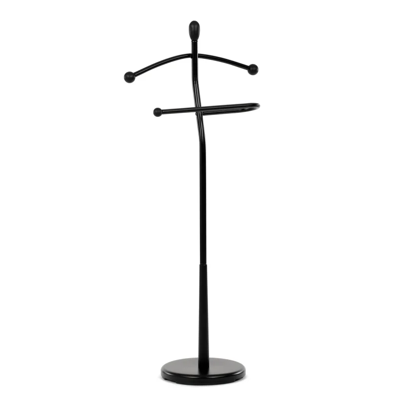 Němý sluha, výška 120 cm, masiv kaučukovník, černý, nos. 5 kg