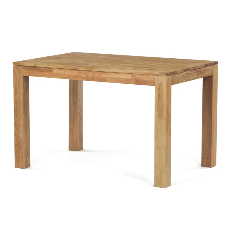 Stůl jídelní,120x80x75 cm, masiv dub, povrchová úprava olejem