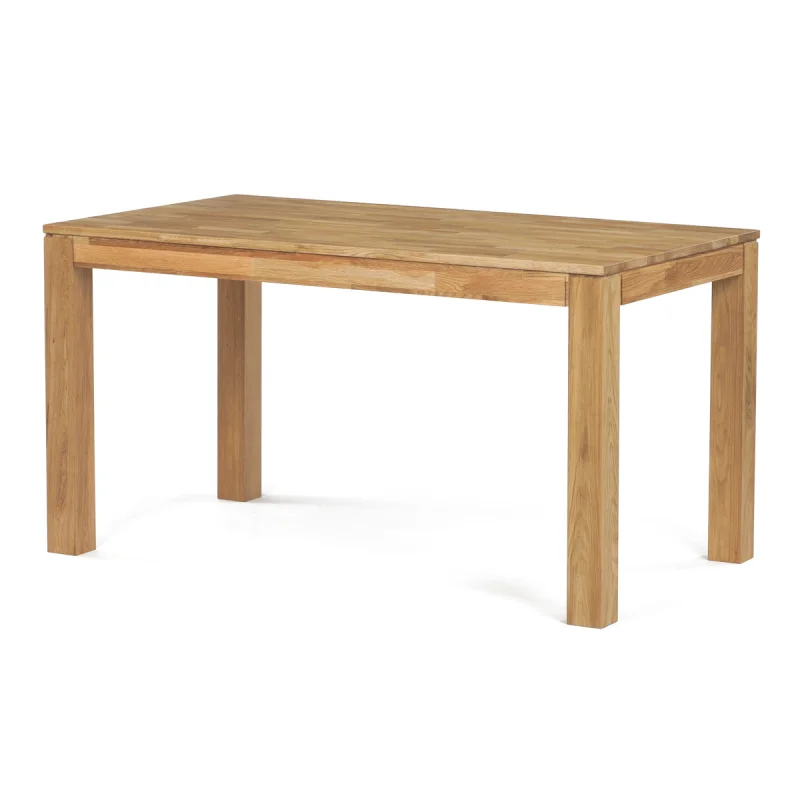 Stůl jídelní,140x80x75 cm, masiv dub, povrchová úprava olejem
