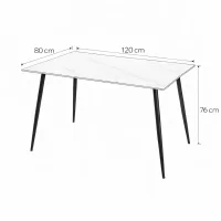 Jídelní stůl CERAMON  120 černá