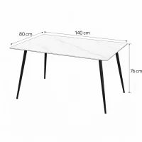 Jídelní stůl CERAMON  140 černá