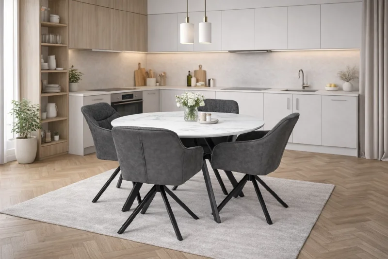 Jídelní stůl GYRUS 120 bílá