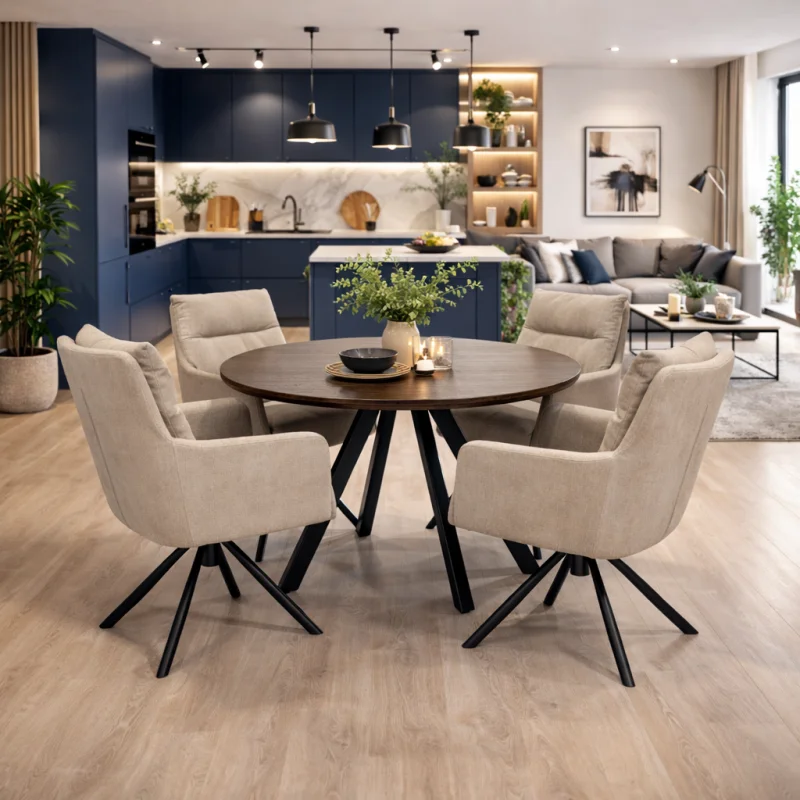 Jídelní stůl GYRUS 120 hnědá