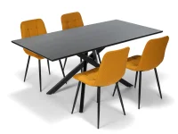 Jídelní židle ARIA žlutá