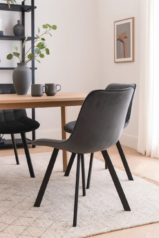 Jídelní židle BELLA šedá