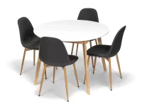 Jídelní židle MARIE tm. šedá