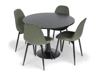 Jídelní židle MARIE zelená manšestr