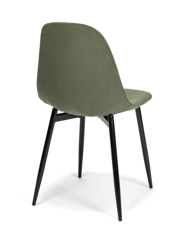 Jídelní židle MARIE zelená manšestr