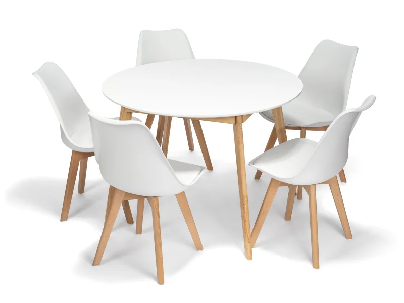 Jídelní židle SCANDINO bílá