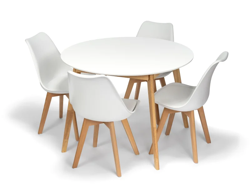 Jídelní židle SCANDINO bílá