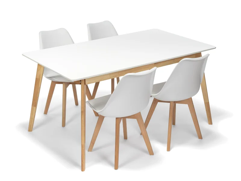 Jídelní židle SCANDINO bílá