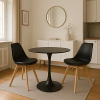 Jídelní židle SCANDINO černá