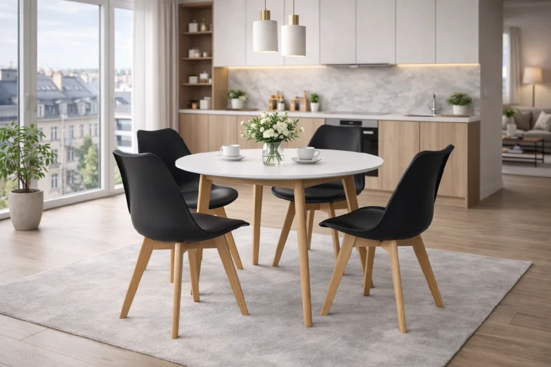 Jídelní židle SCANDINO černá