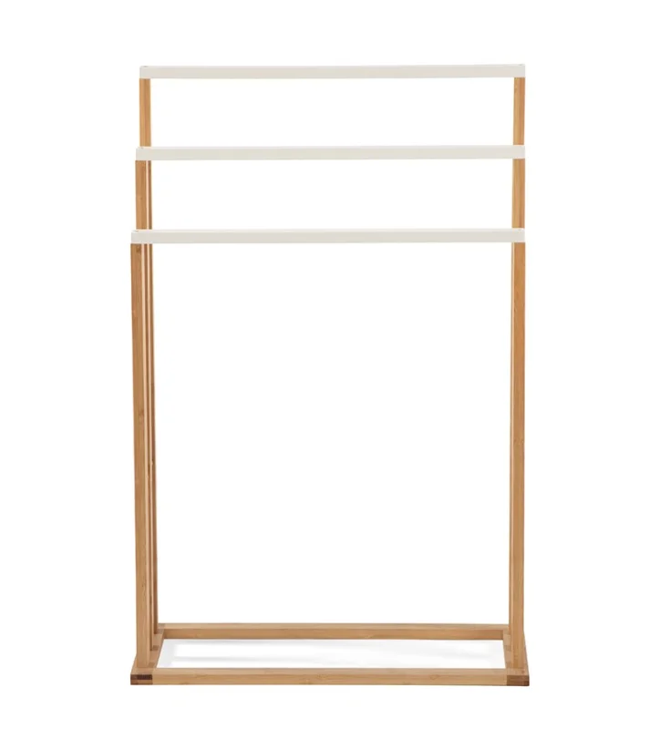 Věšák na ručníky TRENO bílá