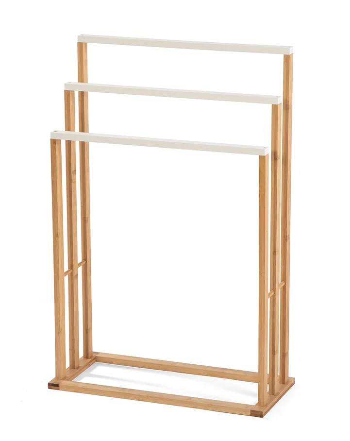 Věšák na ručníky TRENO bílá