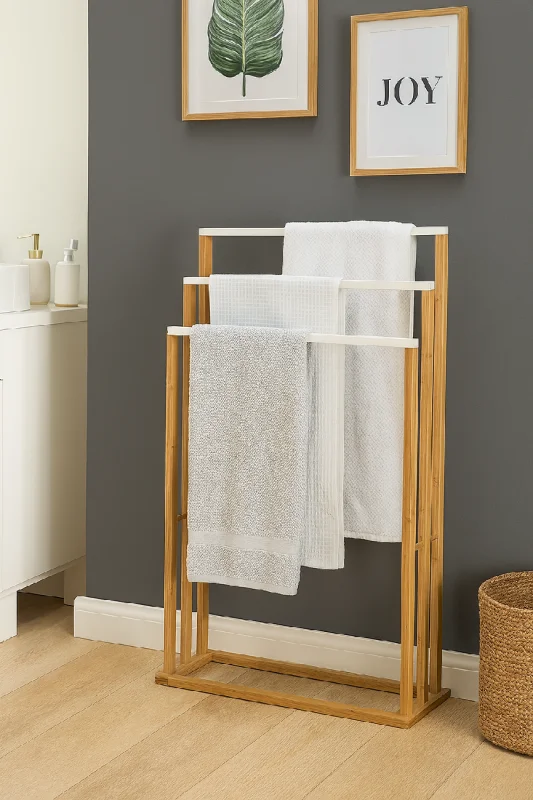 Věšák na ručníky TRENO bílá