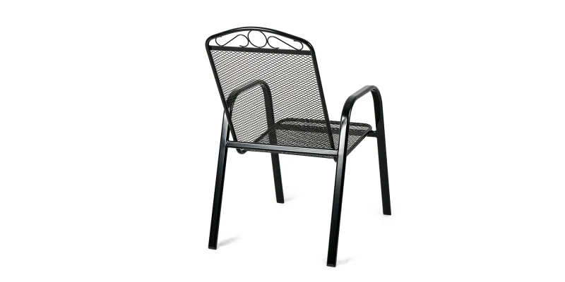 Ocelové zahradní křeslo ZUNO-31 černá