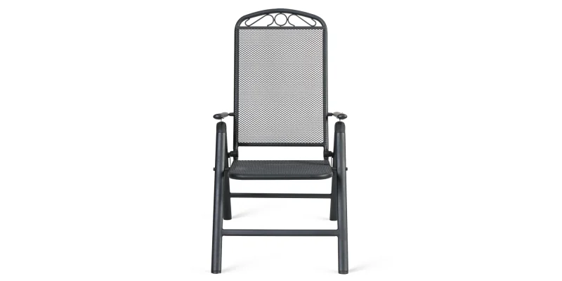 Ocelové zahradní křeslo ZUNO-38 černá