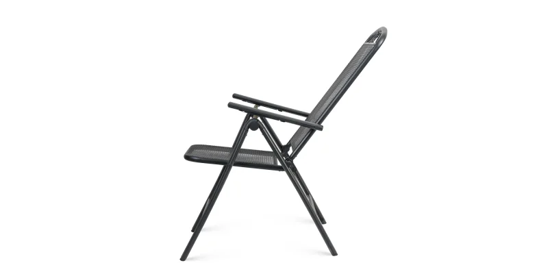 Ocelové zahradní křeslo ZUNO-38 černá