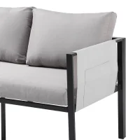 Zahradní odpočinková sestava RELAX šedá