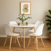Jídelní stůl Scandinavia + 4ks jídelní židle Scandino