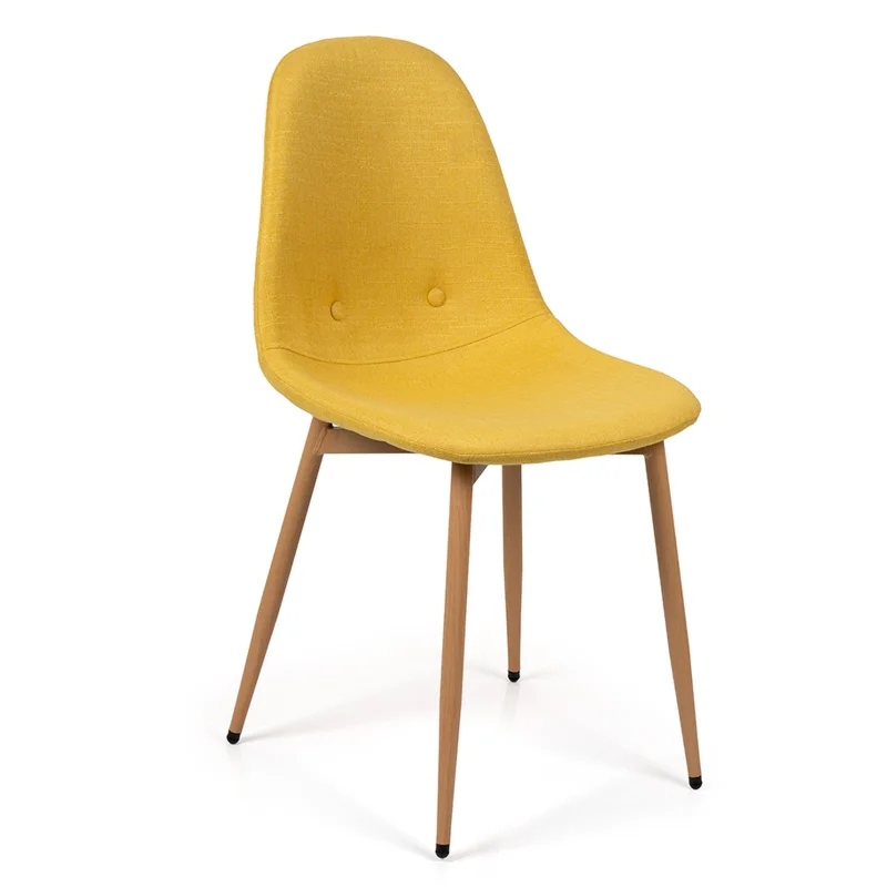 Jídelní stůl Scandinavia 120 + 4ks jídelní židle Marie žlutá