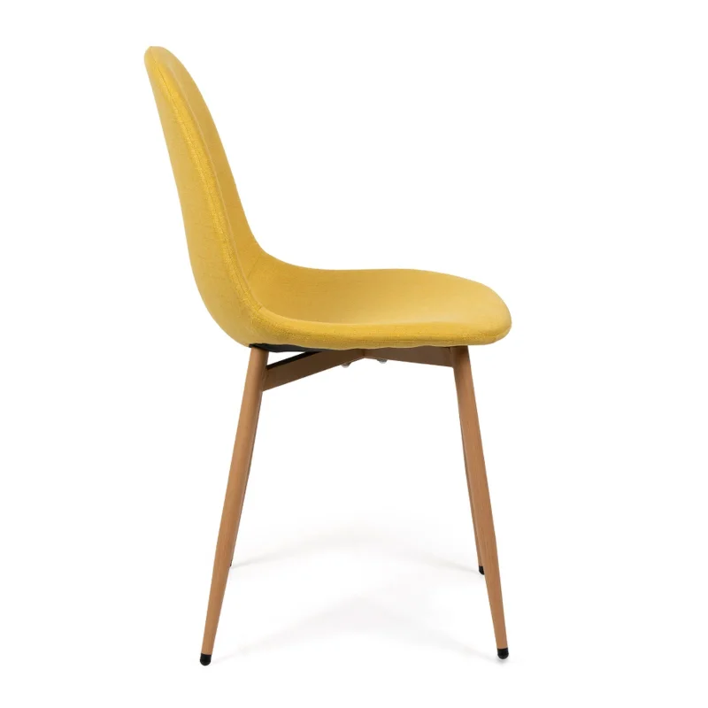 Jídelní stůl Scandinavia 120 + 4ks jídelní židle Marie žlutá