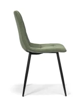 Jídelní stůl CERAMON 120 natural + 4 ks jídelní židle ARIA zelená