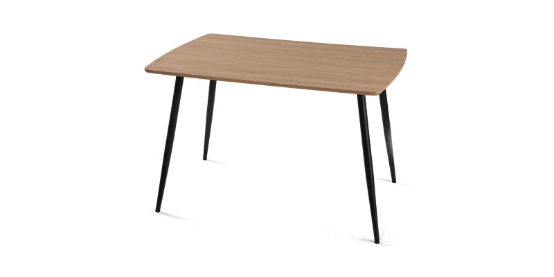 Jídelní stůl CERAMON 120 natural + 4 ks jídelní židle ARIA zelená