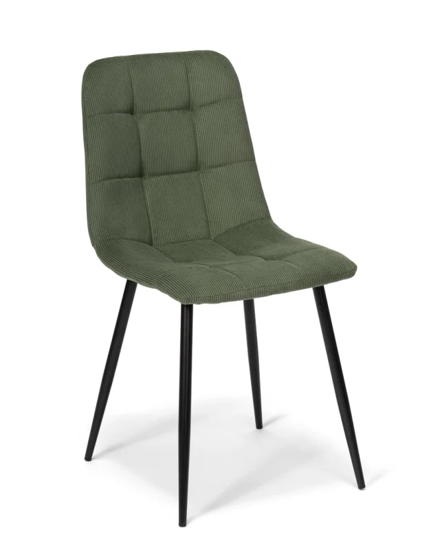 Jídelní stůl CERAMON 120 natural + 4 ks jídelní židle ARIA zelená