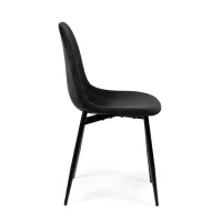 Jídelní stůl ORBIS 80 hnědá + 3ks jídelní židle Marie černá