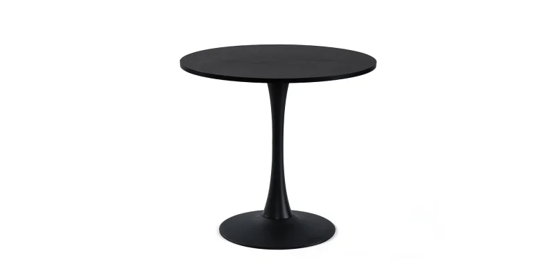 Jídelní stůl ORBIS 80 hnědá + 3ks jídelní židle Marie černá