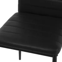 Jídlení stůl Ceramon 120 bílá + 4ks jídelní židle TINO černá